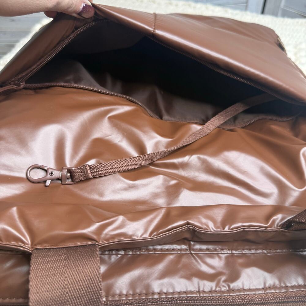 BEIS The Expandable Tote Maple Brown Retired Discontinued Bag Flawed - Picture 12 of 16